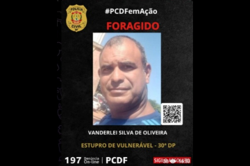 Polícia divulgou a foto do autor - (crédito: PCDF/Divulgação) Polícia divulgou a foto do autor - (crédito: PCDF/Divulgação)