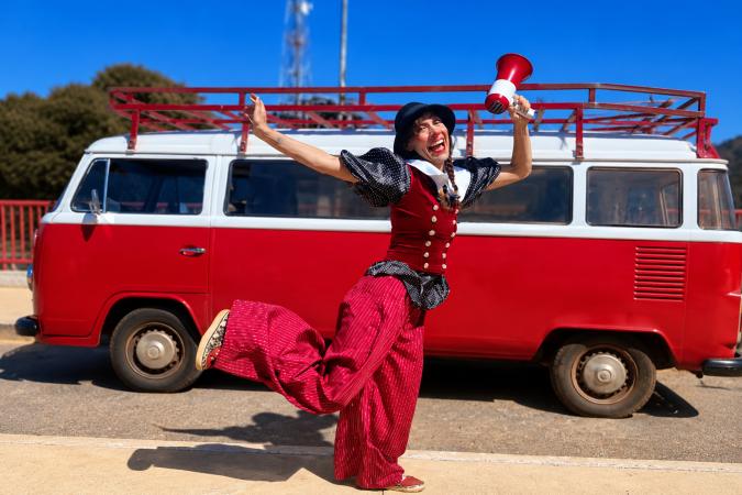 Tina Carvalho, idealizadora do Sorriso da Rua.