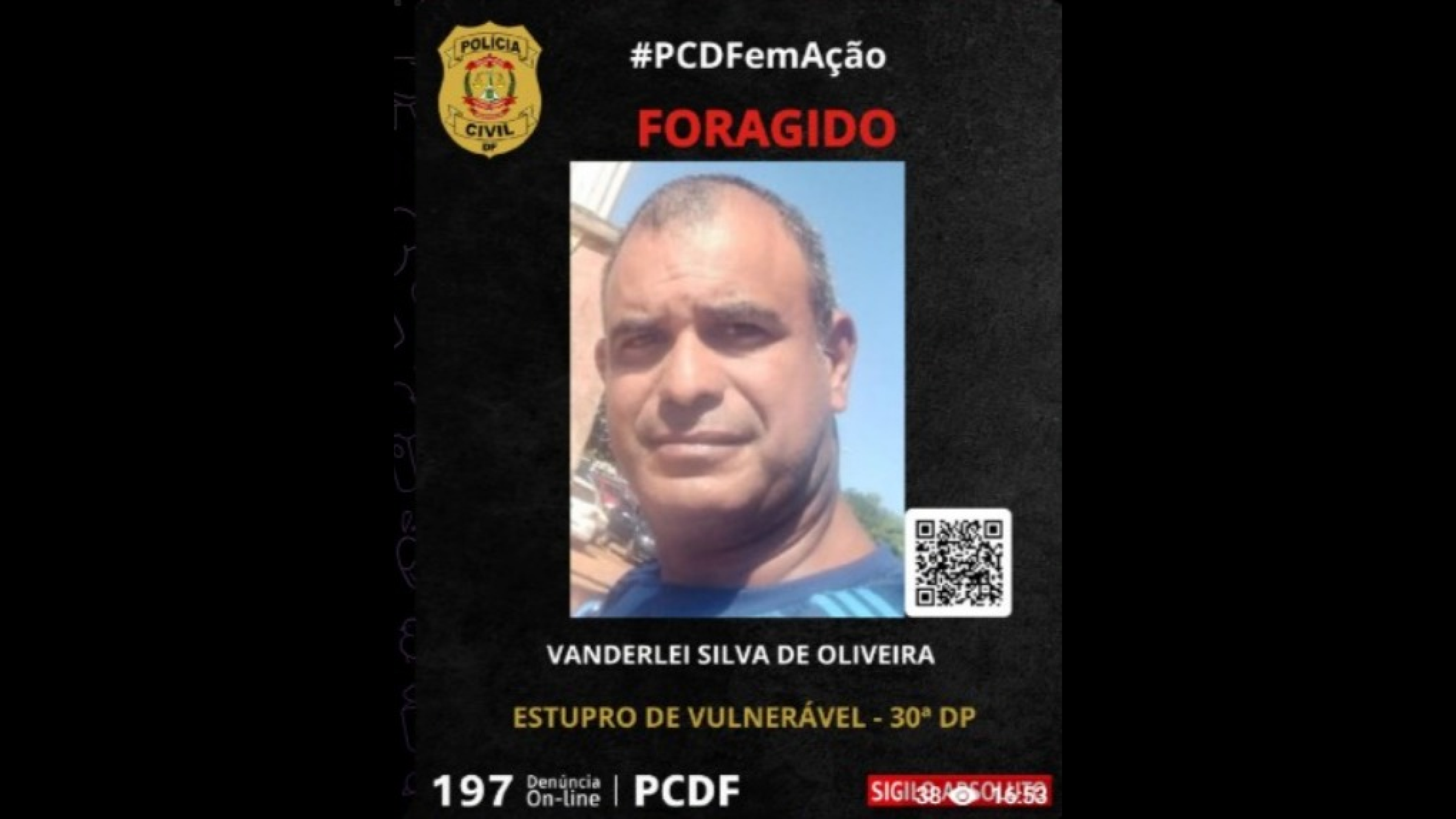 Padrasto que estuprou enteada de 14 anos no DF é procurado pela polícia