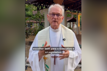 'Vote pela democracia', afirma arcebispo de Manaus, cardeal Leonardo Steiner - (crédito: Reprodução/Redes Sociais) 'Vote pela democracia', afirma arcebispo de Manaus, cardeal Leonardo Steiner - (crédito: Reprodução/Redes Sociais)
