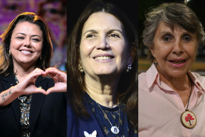A quarta rodada da pesquisa Correio/Opinião Inteligência Política para o Senado, divulgada na terça-feira, mostrou uma consolidação da liderança de Michelle Bolsonaro (PL) - (crédito: Minervino Júnior/CB/D.A Press e Ed Alves/CB/D.A Press) A quarta rodada da pesquisa Correio/Opinião Inteligência Política para o Senado, divulgada na terça-feira, mostrou uma consolidação da liderança de Michelle Bolsonaro (PL) - (crédito: Minervino Júnior/CB/D.A Press e Ed Alves/CB/D.A Press)
