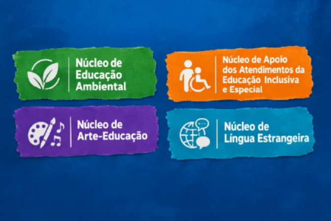 A decisão, que reorganiza a estrutura administrativa da pasta, também atinge o Núcleo de Língua Estrangeira e de Apoio e Articulação dos Atendimentos da Educação Inclusiva e Integral.  -  (crédito: Reprodução/Sinpro-DF)