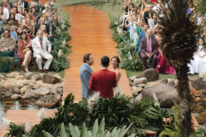Mini wedding Adriana Birolli - (crédito: Reprodução/Instagram) Mini wedding Adriana Birolli - (crédito: Reprodução/Instagram)