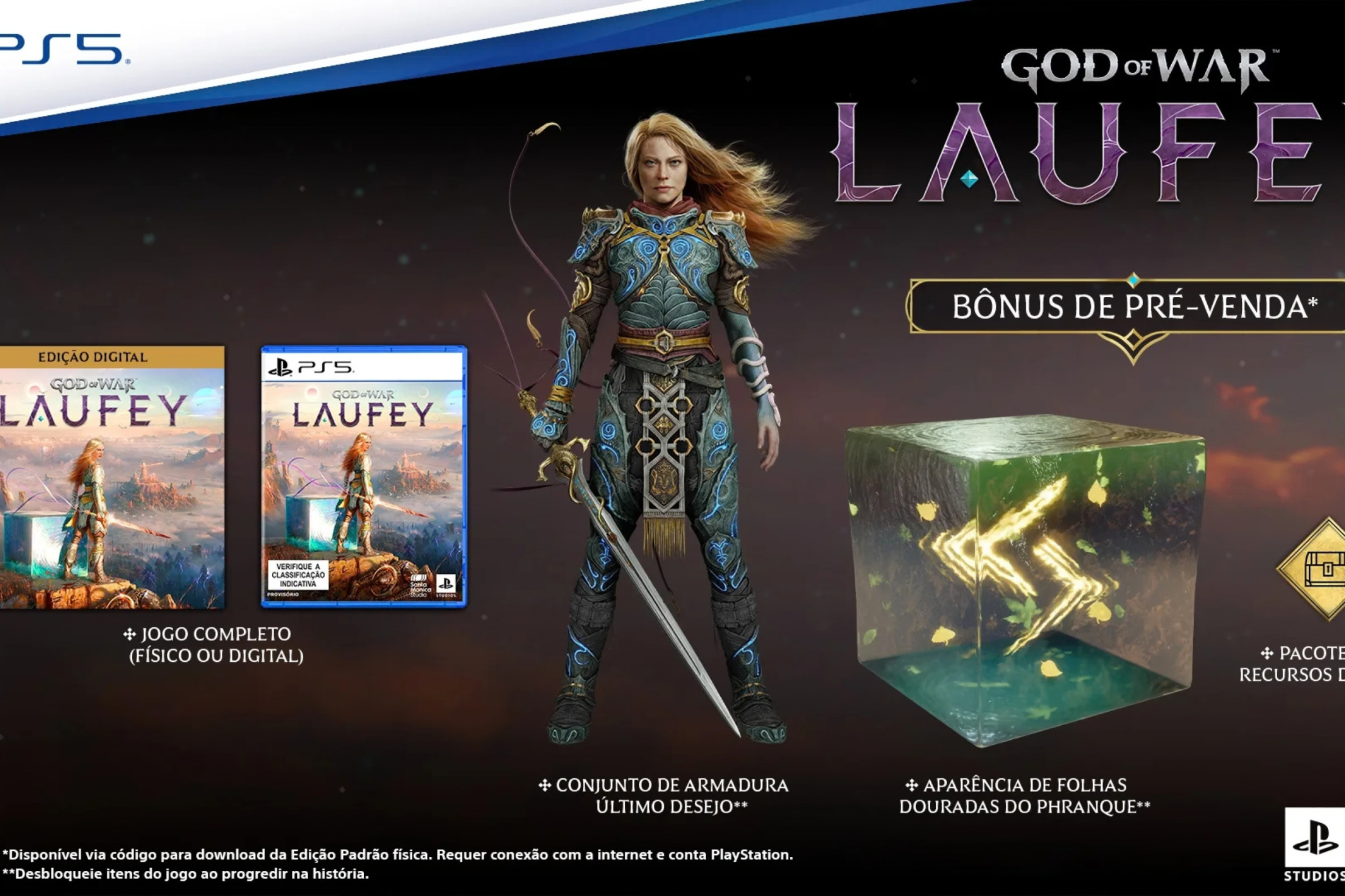God of War Laufey &ndash; B&ocirc;nus de Pr&eacute;-Venda