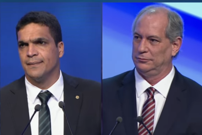 No primeiro debate presidencial de 2018, o então candidato Cabo Daciolo questionou Ciro Gomes sobre a sua suposta fundação do Foro de São Paulo e sua participação no plano da Ursal - (crédito: Reprodução/YouTube) No primeiro debate presidencial de 2018, o então candidato Cabo Daciolo questionou Ciro Gomes sobre a sua suposta fundação do Foro de São Paulo e sua participação no plano da Ursal - (crédito: Reprodução/YouTube)