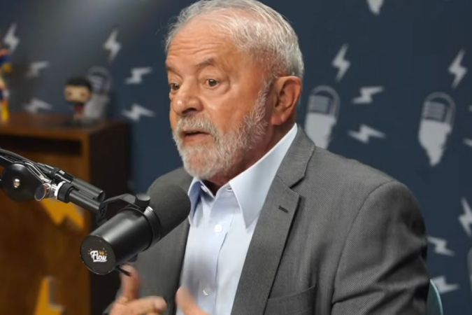 Lula no Flow em 18 de outubro de 2022 - (crédito: Reprodução/Flow Podcast) Lula no Flow em 18 de outubro de 2022 - (crédito: Reprodução/Flow Podcast)