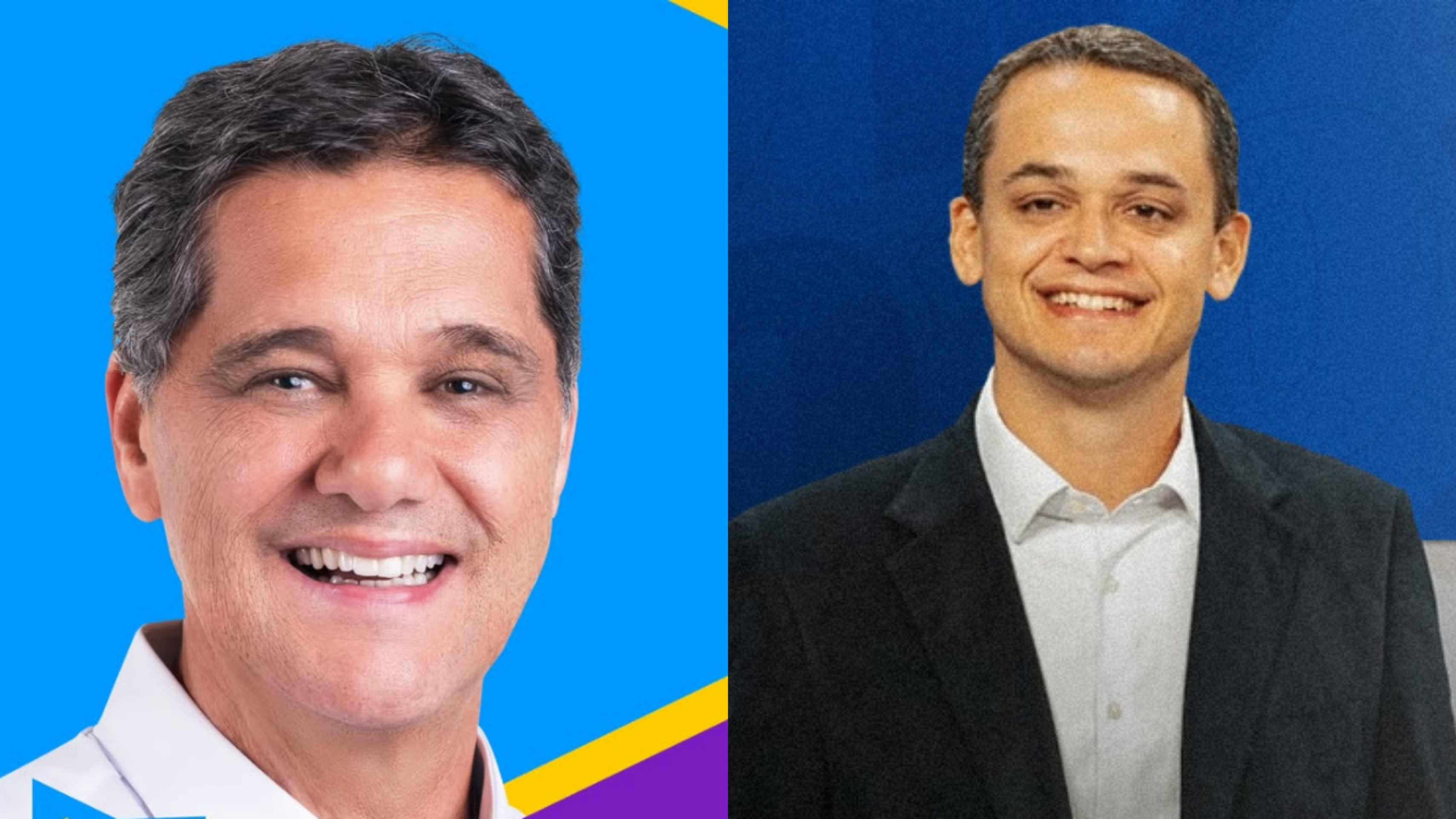 Ferraço e Pazolini disputarão o segundo turno pelo governo do Espírito Santo - (crédito: Reprodução/Redes Sociais) Ferraço e Pazolini disputarão o segundo turno pelo governo do Espírito Santo - (crédito: Reprodução/Redes Sociais)