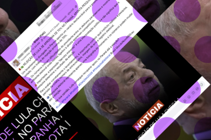 Rejeição de 68% a Lula no Paraná é real, mas não indica ‘derrota iminente’; entenda - (crédito: Reprodução/Comprova ) Rejeição de 68% a Lula no Paraná é real, mas não indica ‘derrota iminente’; entenda - (crédito: Reprodução/Comprova )