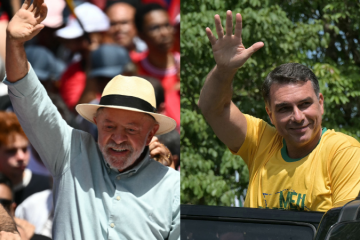 Lula e Flávio Bolsonaro - (crédito: Luis Robayo/AFP e Nelson Almeida /AFP) Lula e Flávio Bolsonaro - (crédito: Luis Robayo/AFP e Nelson Almeida /AFP)