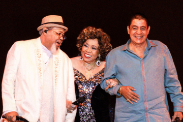 Jorge Aragão, Alcione e Zeca Pagodinho - (crédito: crédito: @bmaisca) Jorge Aragão, Alcione e Zeca Pagodinho - (crédito: crédito: @bmaisca)