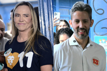 Celina Leão e Leandro Grass se enfrentam no 2º turno em 25 de outubro - (crédito: Minervino Júnior/CB e Carlos Vieira/CB/D.A Press) Celina Leão e Leandro Grass se enfrentam no 2º turno em 25 de outubro - (crédito: Minervino Júnior/CB e Carlos Vieira/CB/D.A Press)