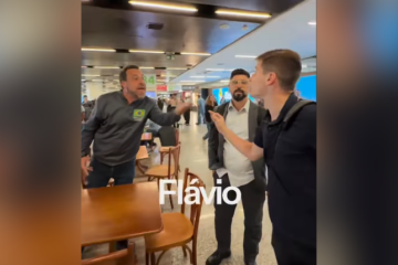 Vídeo da briga repercutiu nas redes sociais nesta quinta-feira (8/10) - (crédito: Reprodução/Redes Sociais) Vídeo da briga repercutiu nas redes sociais nesta quinta-feira (8/10) - (crédito: Reprodução/Redes Sociais)