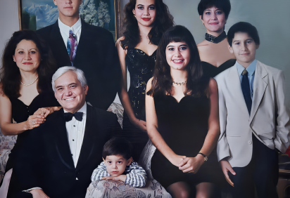 Eugenia e Rodolfo, pais de Consuelo Walss-Bass, no dia do seu casamento -  (crédito: Arquivo da família Walss-Bass) -Eugenia e Rodolfo, pais de Consuelo Walss-Bass, no dia do seu casamento -  (crédito: Arquivo da família Walss-Bass)