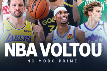 A nova temporada da NBA j&aacute; come&ccedil;a com rodada dupla e transmiss&atilde;o exclusiva pelo Prime Video no Modo Prime -  (crédito: Divulga&ccedil;&atilde;o)